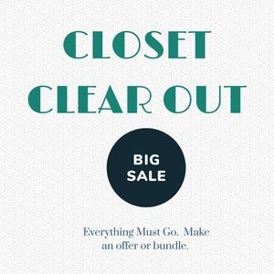 CLEANING OUT MY CLOSET